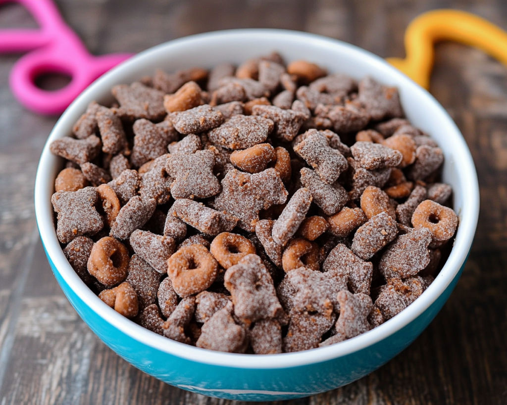 Brownie Batter Puppy Chow

