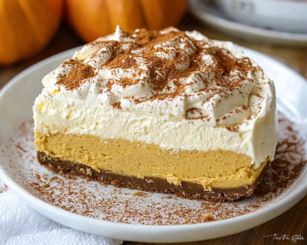 No-Bake Pumpkin Cheesecake with Pudding Mix