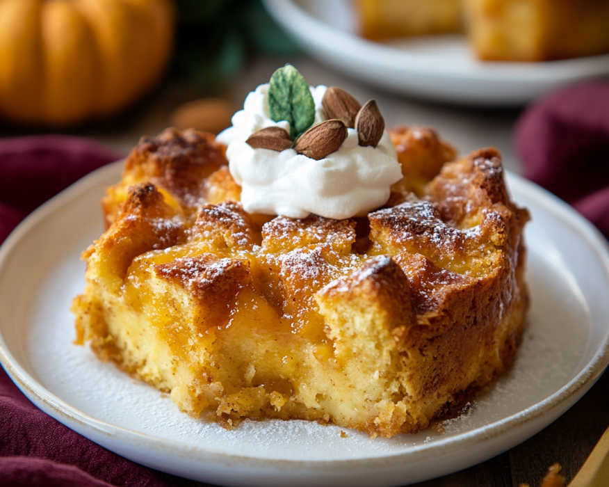 Pumpkin Bread Pudding