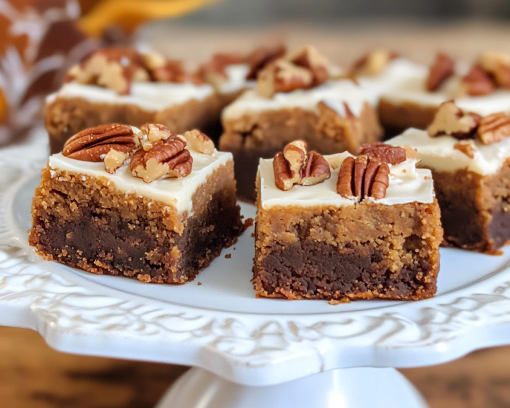 Butter Pecan Sweet Potato Brownies

