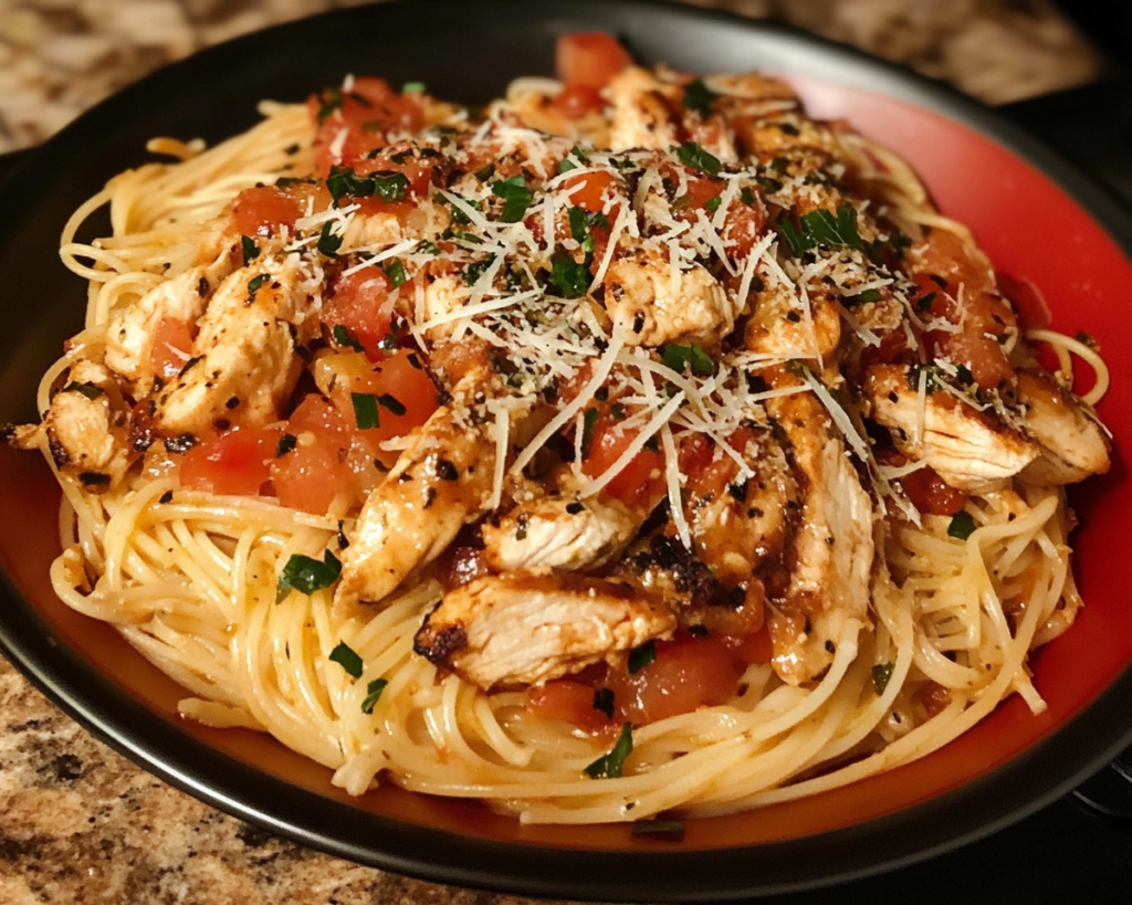 TGI Friday's Chicken Bruschetta Pasta

