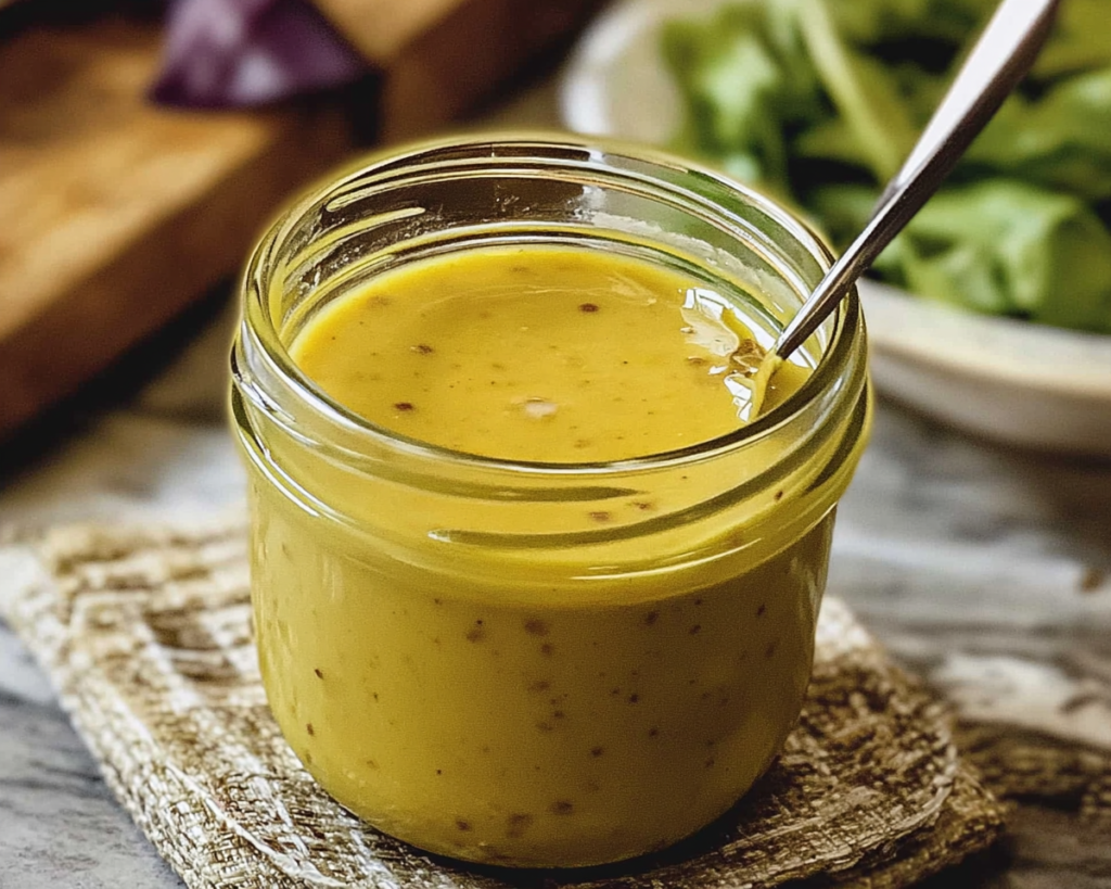 4-ingredient honey mustard dressing