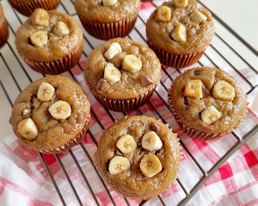 Peanut Butter Banana Muffins for Babies