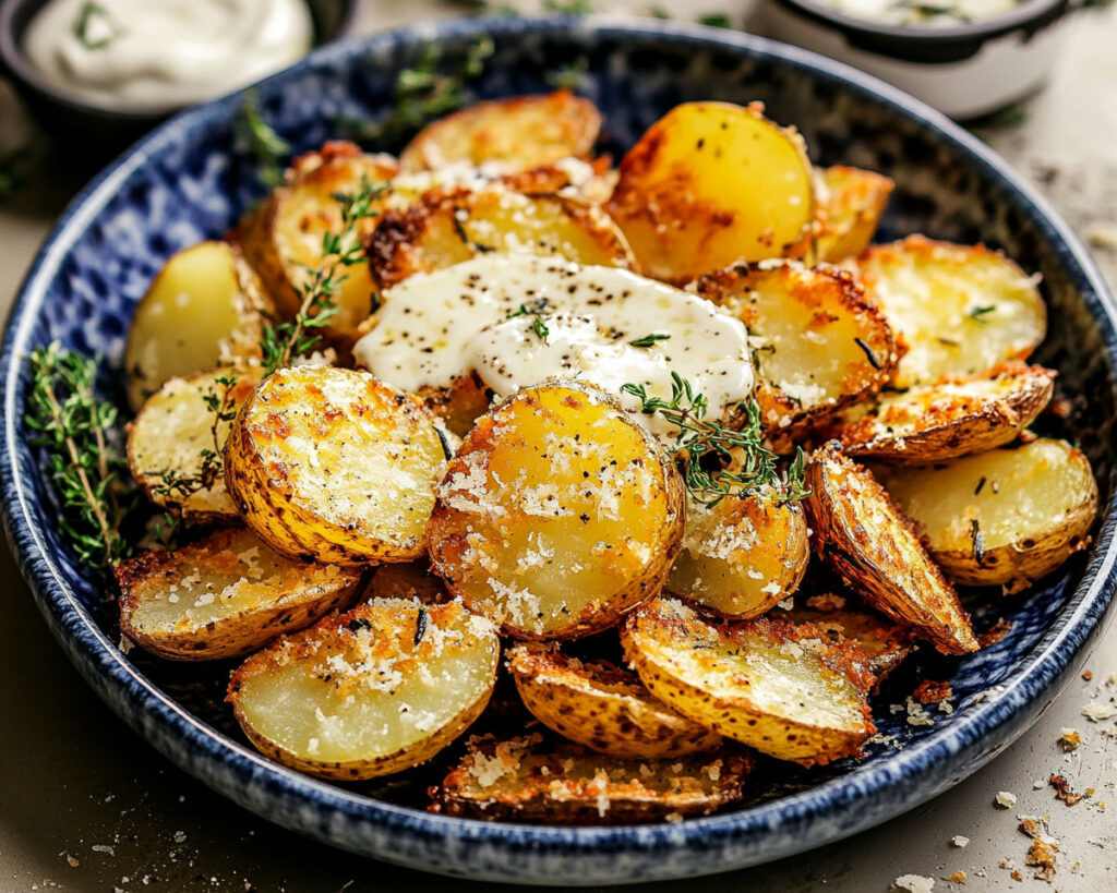 Crispy Parmesan Roasted Potatoes