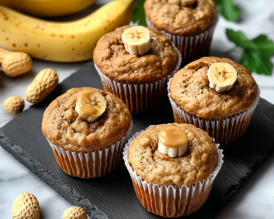 Peanut Butter Banana Muffin Recipe