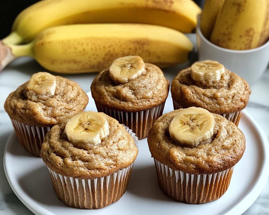 Gluten-Free Peanut Butter Banana Muffins

