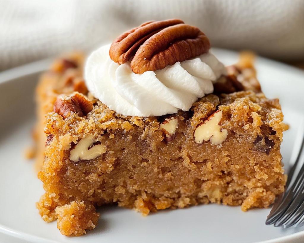 Pumpkin Dump Cake with Pecans