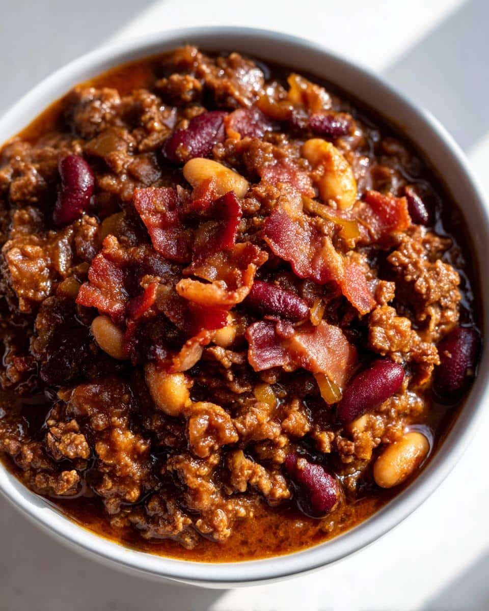 Hearty Slow Cooker Cowboy Beans - detail 1