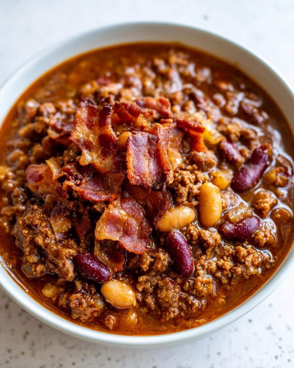 Hearty Slow Cooker Cowboy Beans - detail 2