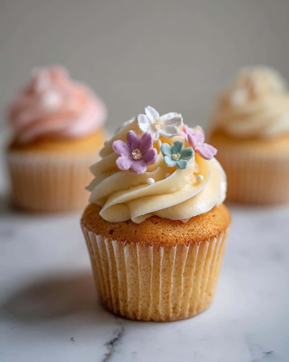 bridal shower cupcakes - detail 3