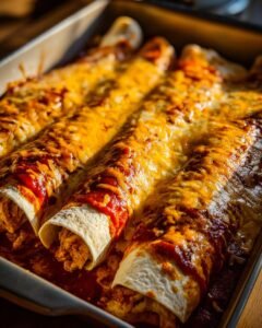 Queso Chicken Enchiladas
